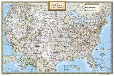 Personalized Map - USA Classic - National Geographic Maps