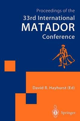 Proceedings of the 33rd International MATADOR Conference - 