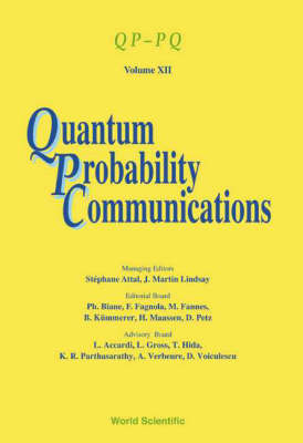 Quantum Probability Communications: Qp-pq - Volume Xii - 