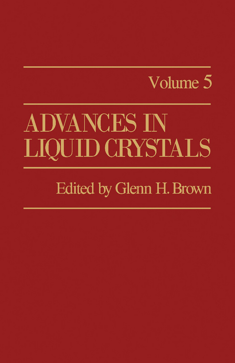 Advances in Liquid Crystals - 