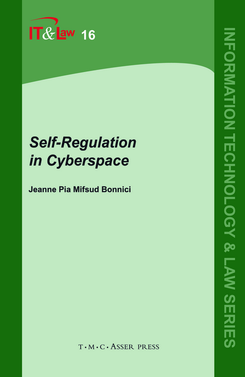 Self-Regulation in Cyberspace - Jeanne P. Mifsud Bonnici