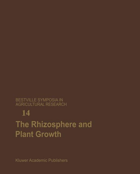 Rhizosphere and Plant Growth -  Perry B. Cregan,  Donald L. Keister