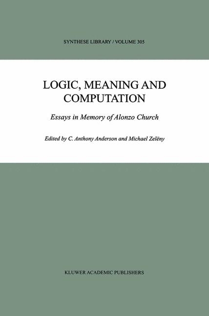 Logic, Meaning and Computation - 