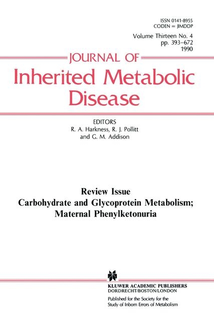 Carbohydrate and Glycoprotein Metabolism; Maternal Phenylketonuria - 