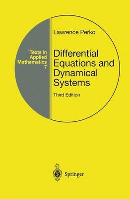 Differential Equations and Dynamical Systems -  Lawrence Perko