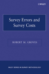 Survey Errors and Survey Costs - Robert M. Groves