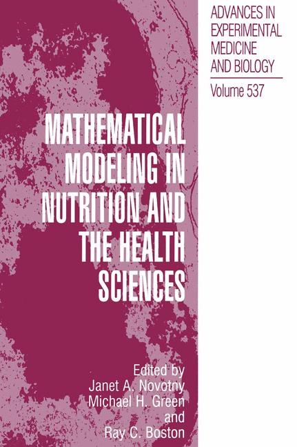 Mathematical Modeling in Nutrition and the Health Sciences - 