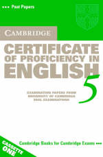 Cambridge Certificate of Proficiency in English 5 Audio Cassette Set (2 Cassettes) -  Cambridge ESOL