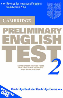 Cambridge Preliminary English Test 2 Audio Cassette Set (2 Cassettes) -  Cambridge ESOL