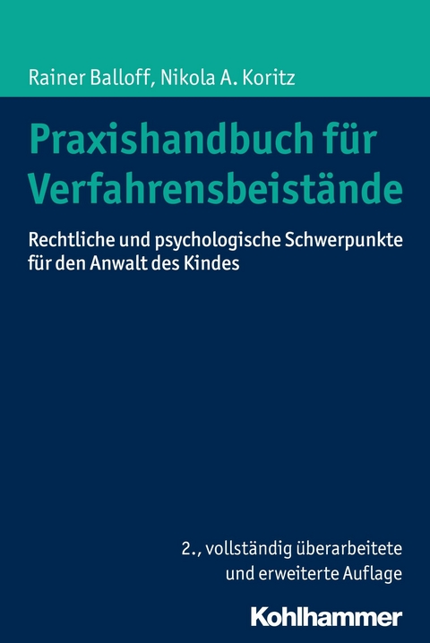 Praxishandbuch für Verfahrensbeistände - Rainer Balloff, Nikola Koritz