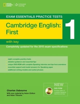 Exam Essentials Practice Tests: Cambridge English First 1 with Key and DVD-ROM - Helen Tiliouine, Helen Chilton