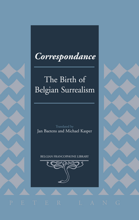 Correspondance -  Baetens Jan Baetens,  Kasper Michael Kasper