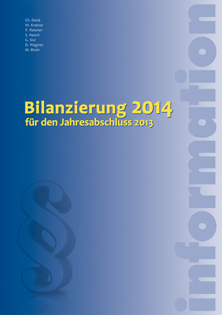 Bilanzierung 2014 - Christoph Denk, Wolfgang Krainer, Petra Reisner, Sandra Resch, Gunnar Sixl, Doris Wagner, Markus Brein