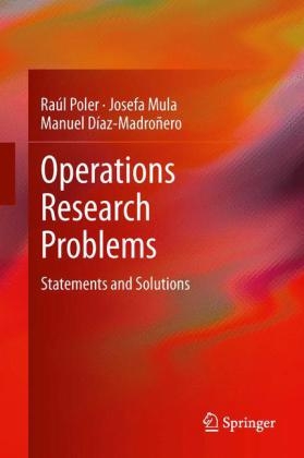 Operations Research Problems -  Manuel Diaz-Madronero,  Josefa Mula,  Raul Poler