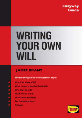 Easyway Guide To Writing Your Own Will 4th Ed. - James Grant