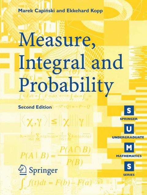 Measure, Integral and Probability -  Marek Capinski,  Peter E. Kopp
