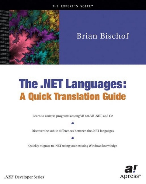 .NET Languages -  Brian Bischof