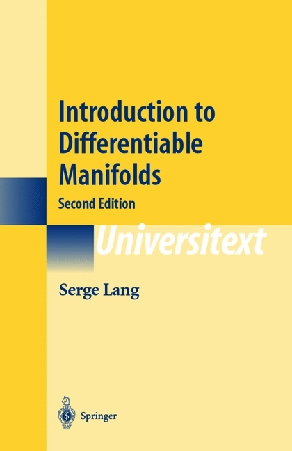 Introduction to Differentiable Manifolds -  Serge Lang