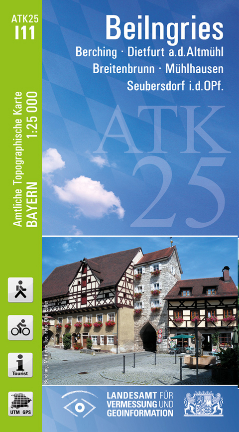 ATK25-I11 Beilngries (Amtliche Topographische Karte 1:25000) - Breitband und Vermessung Landesamt für Digitalisierung  Bayern