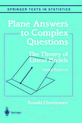 Plane Answers to Complex Questions -  Ronald Christensen