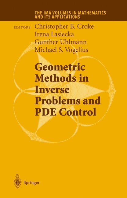 Geometric Methods in Inverse Problems and PDE Control - 