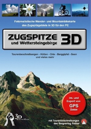 Zugspitze und Wettersteingebirge 3D, 1 CD-ROM