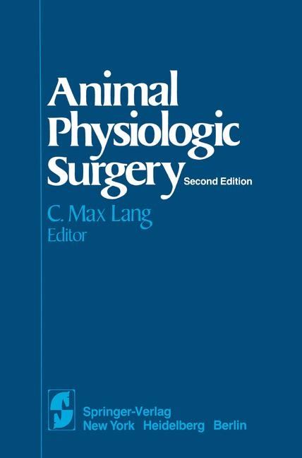 Animal Physiologic Surgery - 