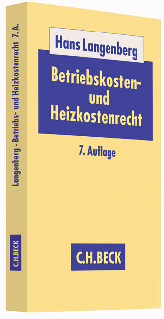 Betriebskosten- und Heizkostenrecht - Hans Langenberg