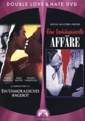 Eine verhängnisvolle Affäre / Ein unmoralisches Angebot, 2 DVDs, deutsche u. englische Version