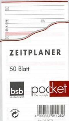 Zeitplaner pocket, A7, Einlagenblätter Adressen (Nr.02-0074)