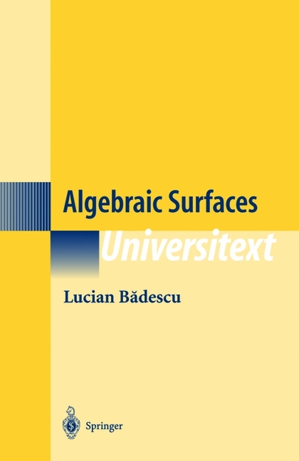Algebraic Surfaces -  Lucian Badescu
