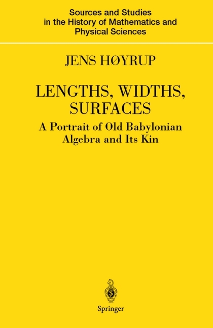 Lengths, Widths, Surfaces -  Jens Hoyrup