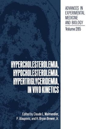 Hypercholesterolemia, Hypocholesterolemia, Hypertriglyceridemia, in Vivo Kinetics - 