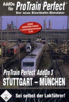 ProTrain Perfect AddOn 3, Stuttgart - München, CD-ROM