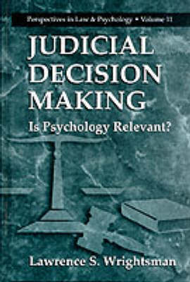 Judicial Decision Making -  Lawrence S. Wrightsman