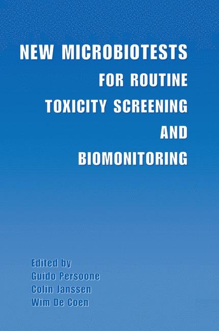 New Microbiotests for Routine Toxicity Screening and Biomonitoring - 