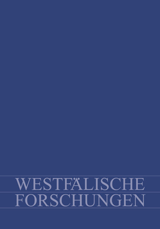 Westfälische Forschungen, Band 63-2013
