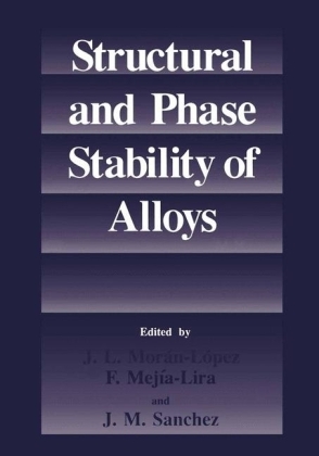 Structural and Phase Stability of Alloys -  F. Mejia-Lira,  J. L. Moran-Lopez,  J. M. Sanchez