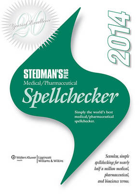 Stedman's Plus Version 2014 Medical/Pharmaceutical Spellchecker (Standard) -  Stedman's