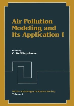 Air Pollution Modeling and Its Application I - 