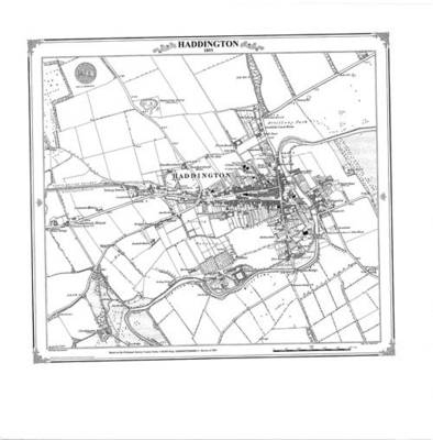 Haddington 1853 Heritage Cartography Victorian Town Map - Peter J. Adams