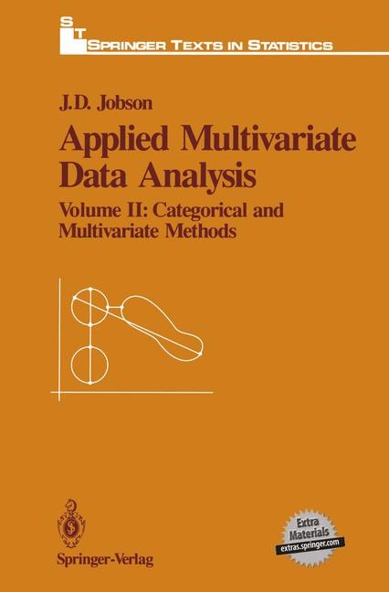 Applied Multivariate Data Analysis -  J.D. Jobson