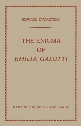 Enigma of Emilia Galotti -  Edward Dvoretzky