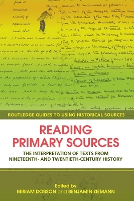 Reading Primary Sources - 