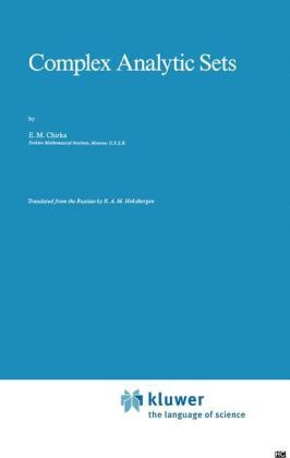 Complex Analytic Sets -  E.M. Chirka