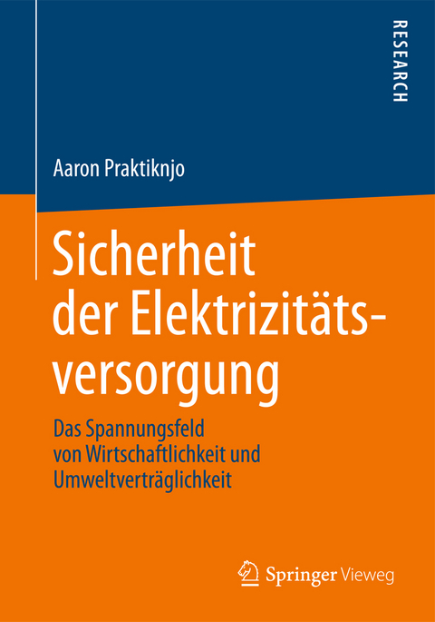 Sicherheit der Elektrizitätsversorgung - Aaron Praktiknjo