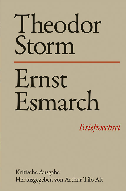 Theodor Storm - Ernst Esmarch - 