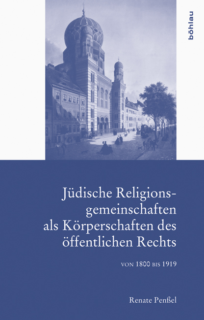 Jüdische Religionsgemeinschaften als Körperschaften des öffentlichen Rechts - Renate Penßel