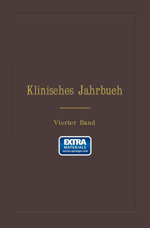 Klinisches Jahrbuch - C. Skrzeczka, G. Schönfeld