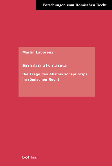 Solutio als causa - Martin Laborenz